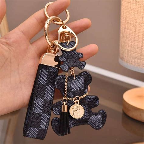 louis vuitton croc charms|louis vuitton teddy bear keychain.